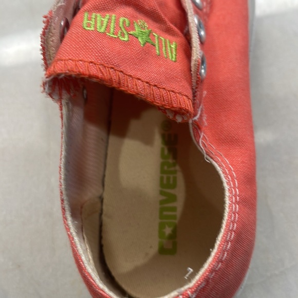 Coral Converse All Star Slip Ons - Picture 6 of 6